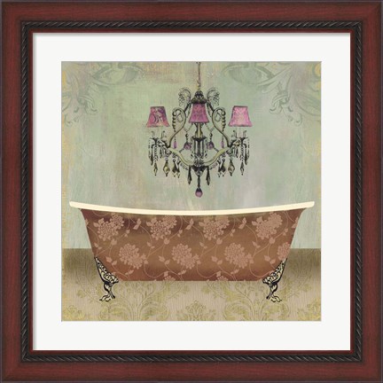 Framed Boudoir Bath I Print