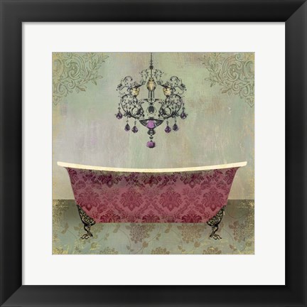 Framed Boudoir Bath II Print