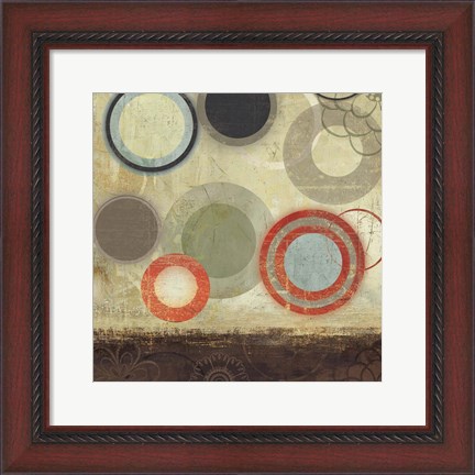 Framed Circles I Print