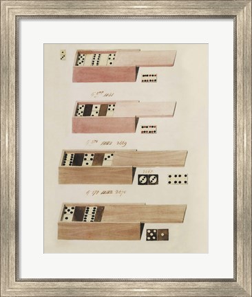 Framed Dominoes Print