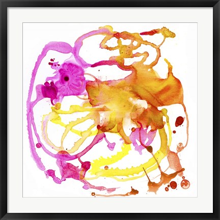 Framed Watercolour Abstract IV Print