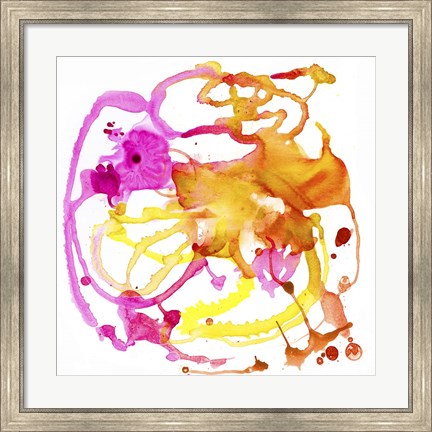 Framed Watercolour Abstract IV Print