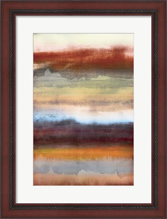 Framed Tribal Colour Wash II Print