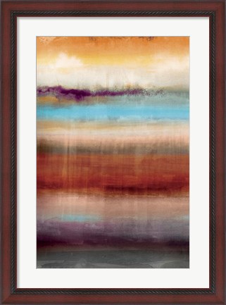 Framed Tribal Colour Wash III Print