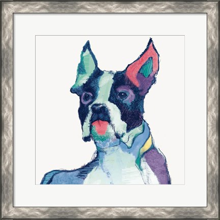 Framed Ulysses Watercolor Pastel Print