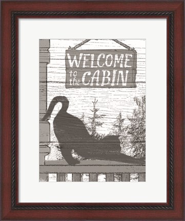 Framed Fall Cabin VI Print