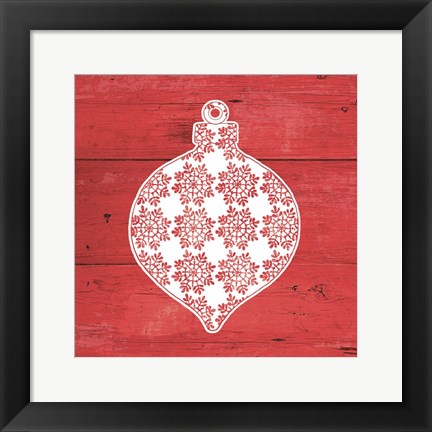 Framed Nordic Holiday XIV Print