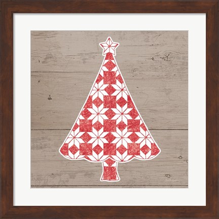 Framed Nordic Holiday XVI Print