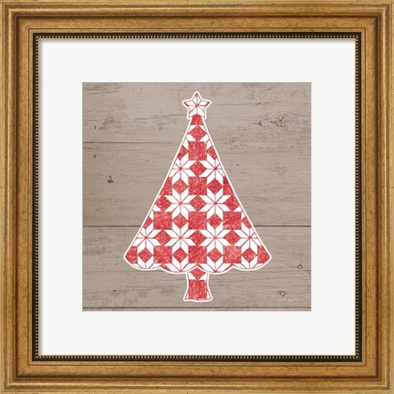 Framed Nordic Holiday XVI Print