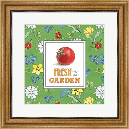 Framed Fresh From the Garden V Print