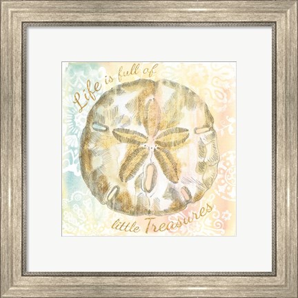 Framed Golden Treasures Inspiration VII Print