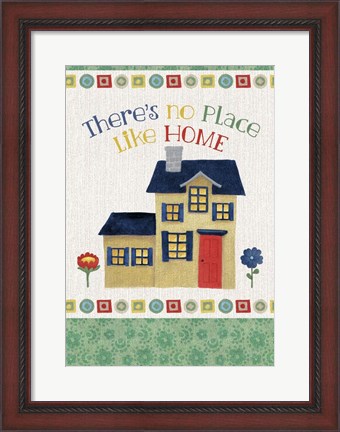 Framed No Place Like Home v2 Print
