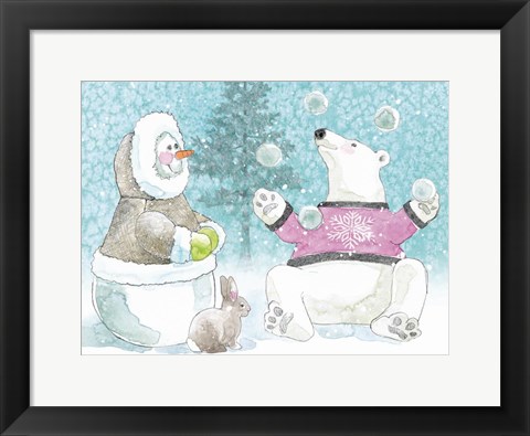 Framed Polar Cap Friends I Print