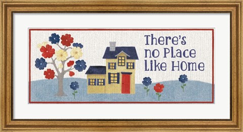 Framed No Place Like Home v1 Print