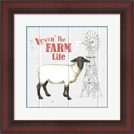 Framed Farm To Table VII Print