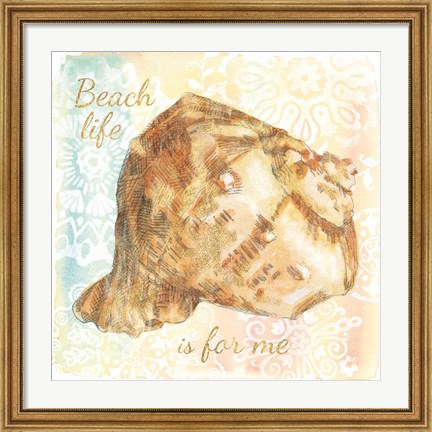 Framed Golden Treasures Inspiration III Print