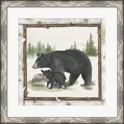 Framed Family Cabin IV Print