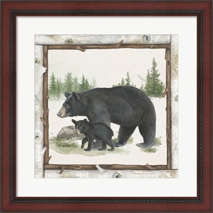 Framed Family Cabin IV Print