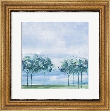 Framed Across the Lake Print