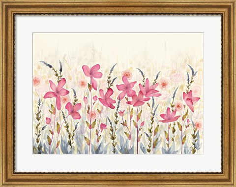 Framed Watercolor Garden Print