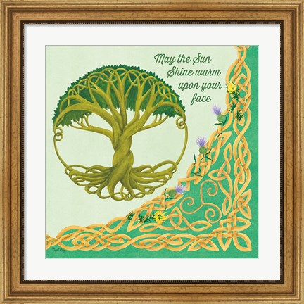 Framed Celtic Charm IV Print