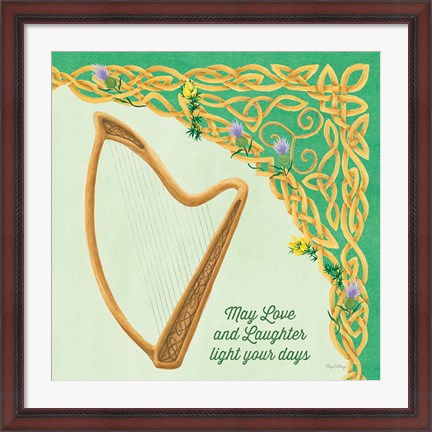 Framed Celtic Charm II Print