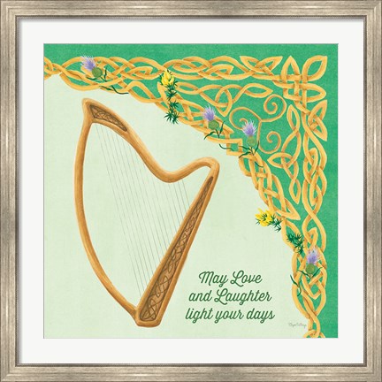 Framed Celtic Charm II Print