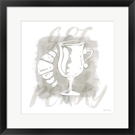 Framed Jazzy Java III Print