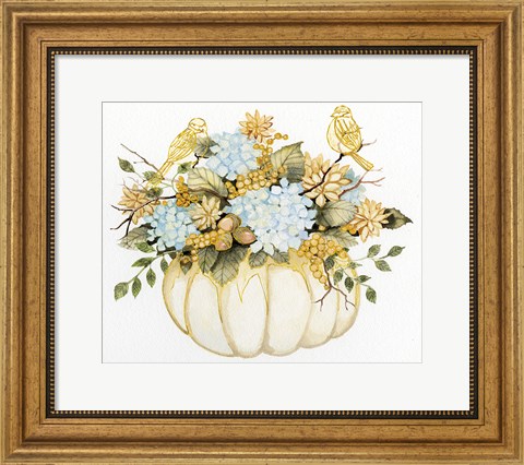 Framed Autumn Elegance III Print