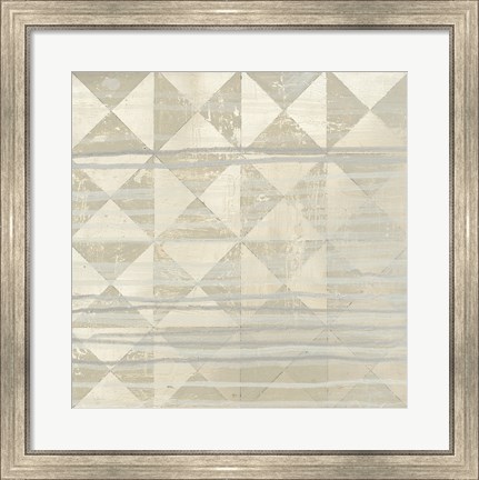 Framed Sea Background III Print