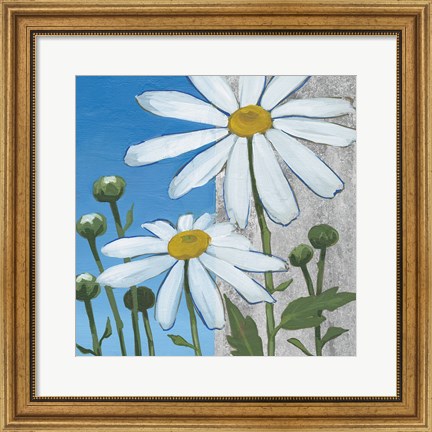 Framed Summer Garden I Silver Print