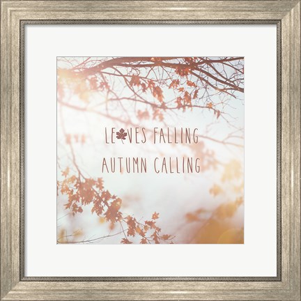 Framed Autumn Calling I Print