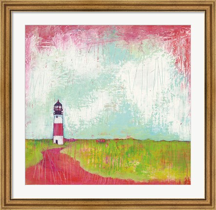 Framed Cloudy Light II Print