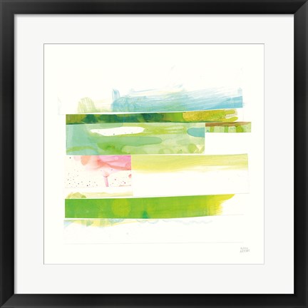 Framed Stacks III Print