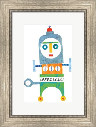 Framed Robot Party Element III Print