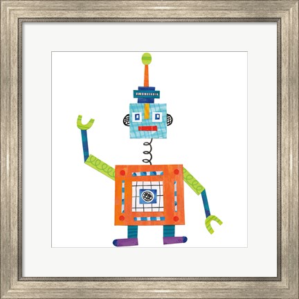 Framed Robot Party III Print