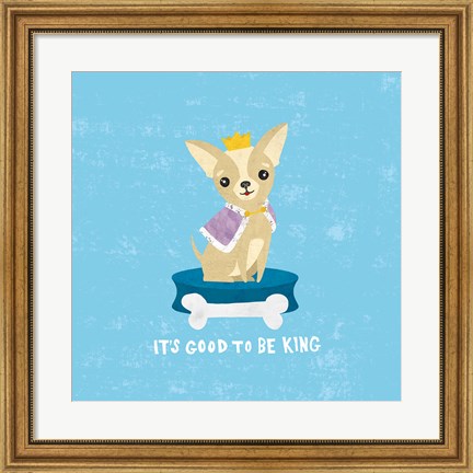 Framed Good Dogs Chihuahua Print