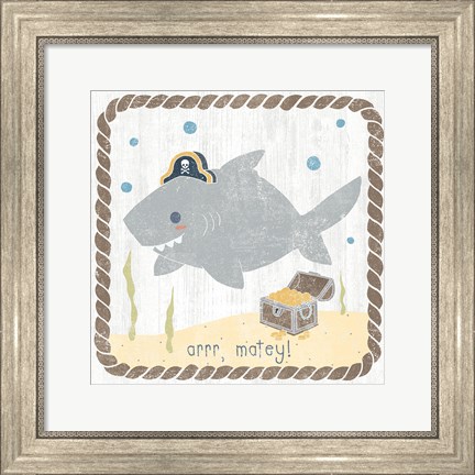 Framed Nautical Friends IV Print