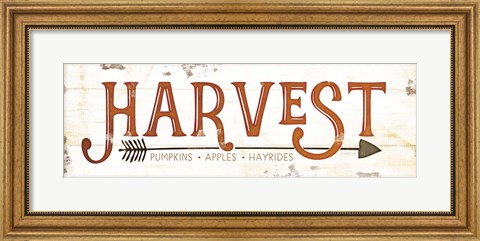 Framed Harvest Fall Print