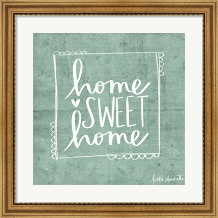 Framed Home Sweet Home Print