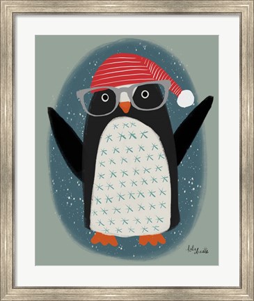 Framed Hip Penguin Print