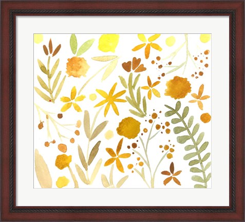 Framed Autumn Watercolor Print