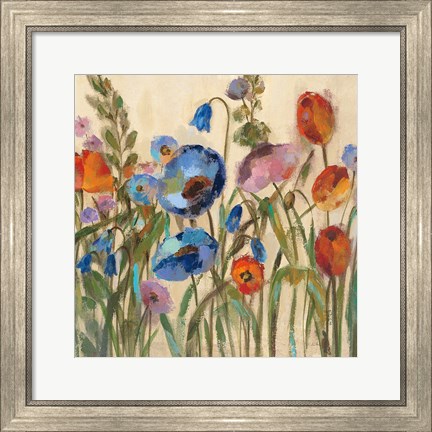 Framed Sunrise Garden III Print