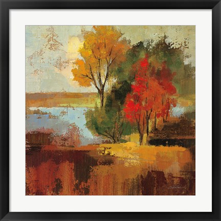 Framed October Landscape Print