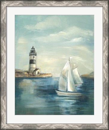 Framed Northeastern Breeze I Print