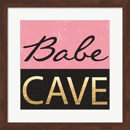 Framed Babe Cave Print