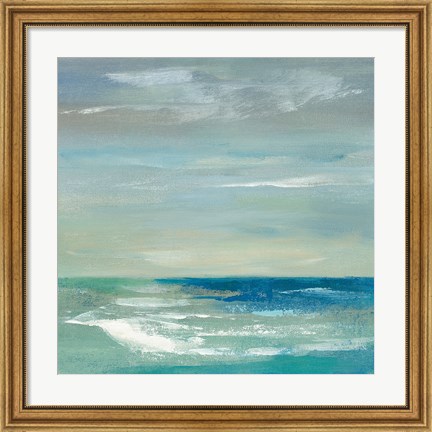 Framed Early Morning Waves I Print