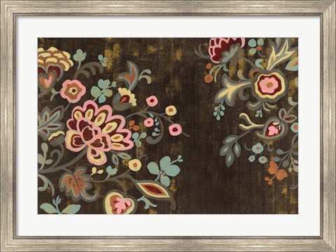 Framed Decorative Paisley Print