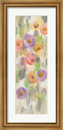 Framed Dreamy Flowers I Print