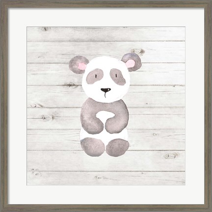 Framed Watercolor Panda Print